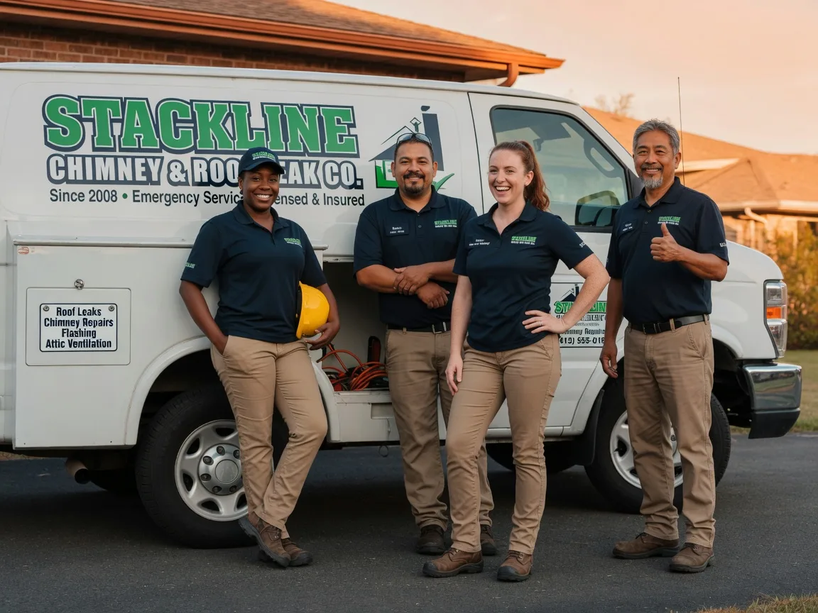 Chimney flashing repair company in Leonidas, MI